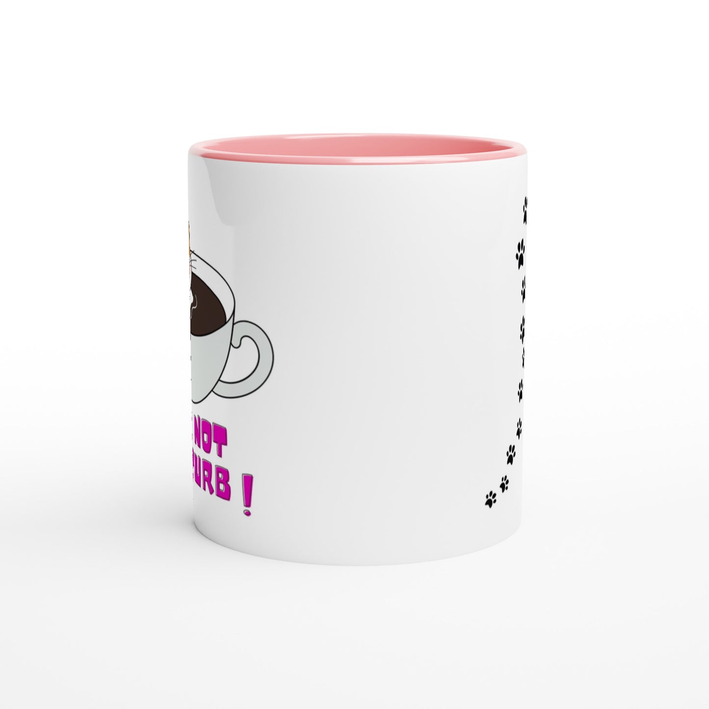 White 11oz Ceramic Mug with Color Inside